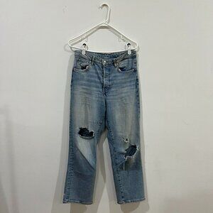 H&M Distressed Light Wash Jeans